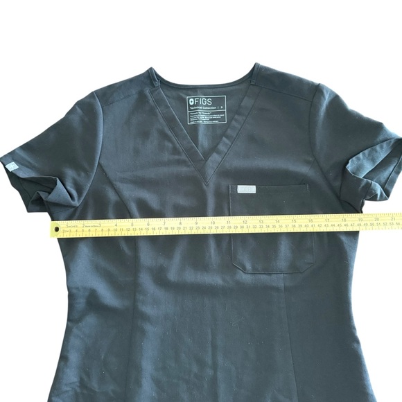 Figs Scrubs Womens Catarina VNeck Top And Tie Waist Straight Leg Pants Small - Picture 6 of 14